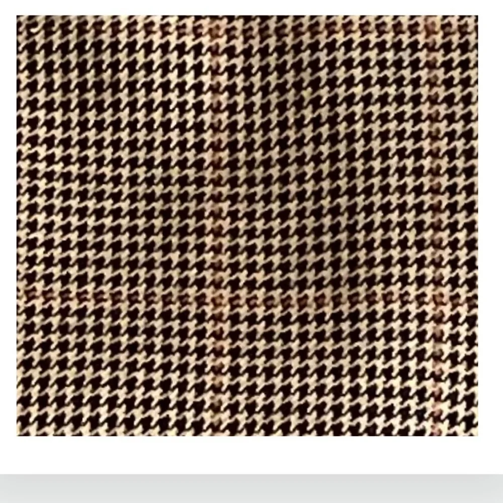 JoS. A. Bank Houndstooth Sport Coat Jacket Mens 41R Tan Silk Camel Hair Preppy